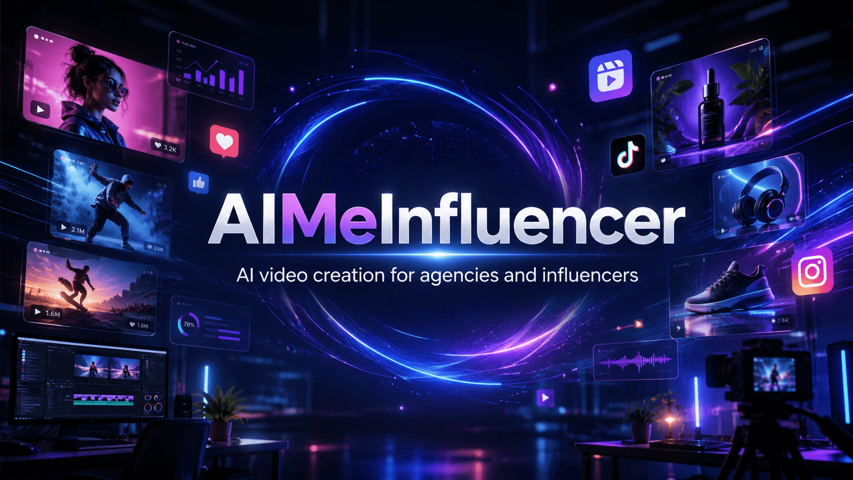 AIMeInfluencer AI video creation platform